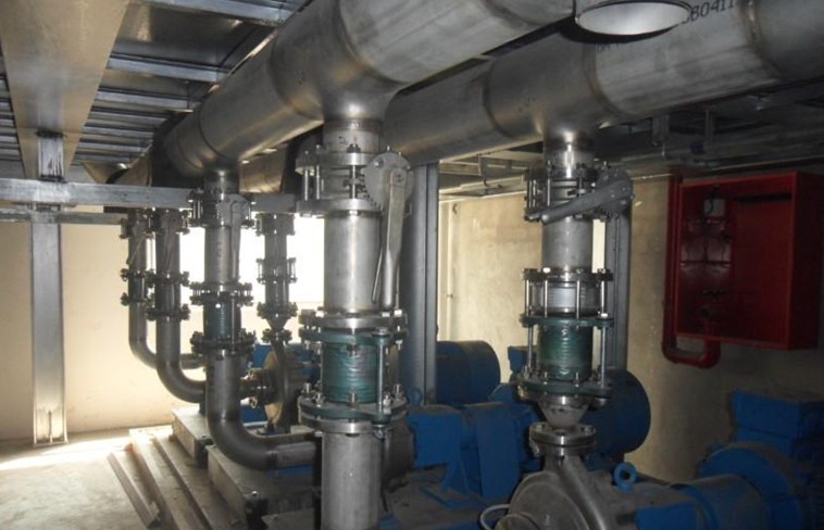 新躍波紋補(bǔ)償器安裝于寧波成泰鋁業(yè)